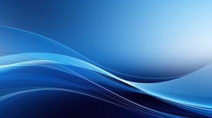 Fototapeta premium Abstract Blue Waves Background
