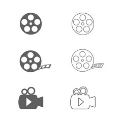 映画アイコンセット