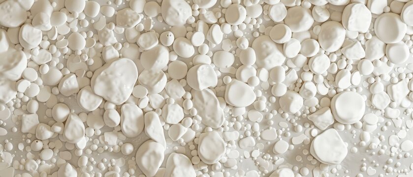Panoramic close-up, high detail scan of styrene material, Generative AI