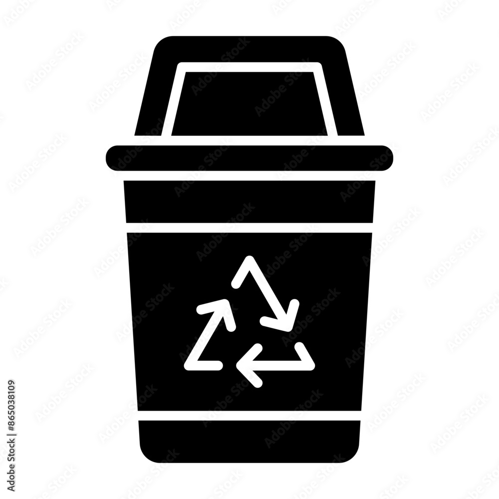 Sticker recycle bin icon