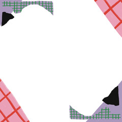 Fototapeta premium Abstract geometric frame