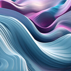 Colorful Abstract Wave Forms