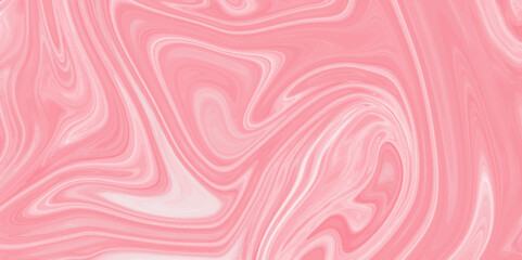 Red and white paint mixing background. Pink Acrylic Pour Color Liquid marble abstract surfaces Design. Abstract background pattern and texture of swirling pink ink.