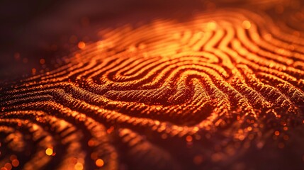 a close up of a fingerprint