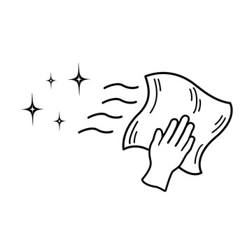 hand wiping surface clean clip art preview