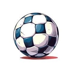 Fototapeta premium soccer ball isolated on white