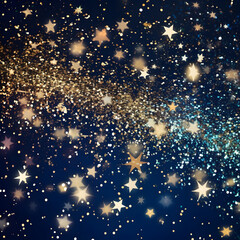 Glittering Starry Night Sky
