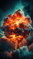 visualization of wave particle HD 8K wallpaper Stock Photographic image