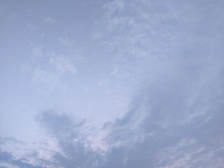 blue sky with clouds