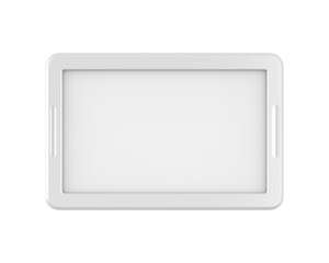 Blank Digital Electronic Shelf Price Tag Template, 3d illustration.