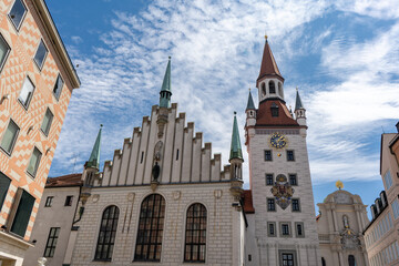The Old Town Hall or Altes Rathaus. in Munich