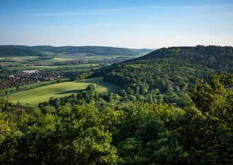 landscape in the sunlight, Germany