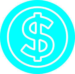 Dollar Symbol Vector Icon