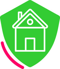 House Protection Vector Icon