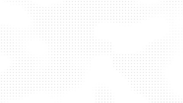 Abstract technology corporate background grey digital dots and grid looping texture