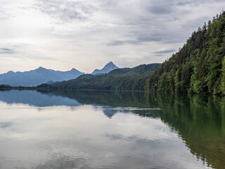Naklejka premium Lake Weißensee in Bavaria, Germany