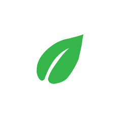 Leaf icons set ecology nature element, green leafs, environment and nature eco sign. Leaves on white background. Vector illustration.