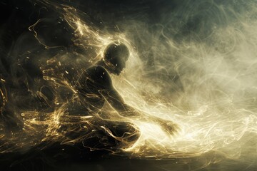 human's mental positive energy concept