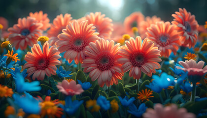 Fototapeta premium flowers background