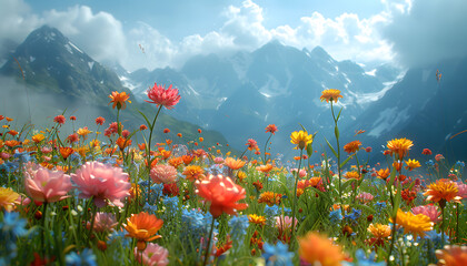 Fototapeta premium flowers background