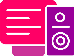 Obraz premium Speaker Vector Icon