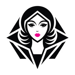 Branding concept for a beauty salon. Vector Illustration.