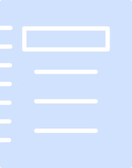 Obraz premium Notepad Vector Icon