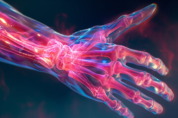 3d rendered illustration of a hand