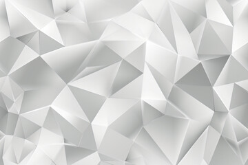 Abstract grey white low poly background, polygonal texture. Grey and silver geometric pattern for design cover banner wallpaper website presentation layout template copy space