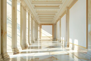 Art gallery banner templates for mockups