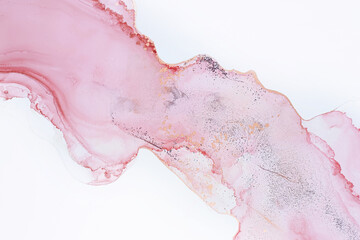 Abstract hand painted alcohol ink texture