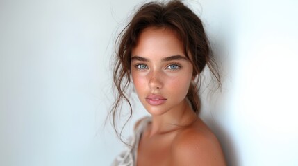 Obraz premium Natural Beauty with Radiant Skin