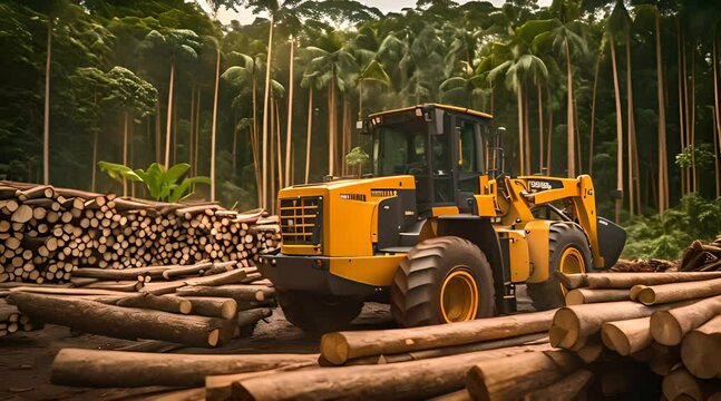 bulldozer at work