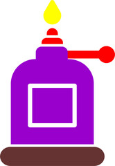 Camping Gas Vector Icon