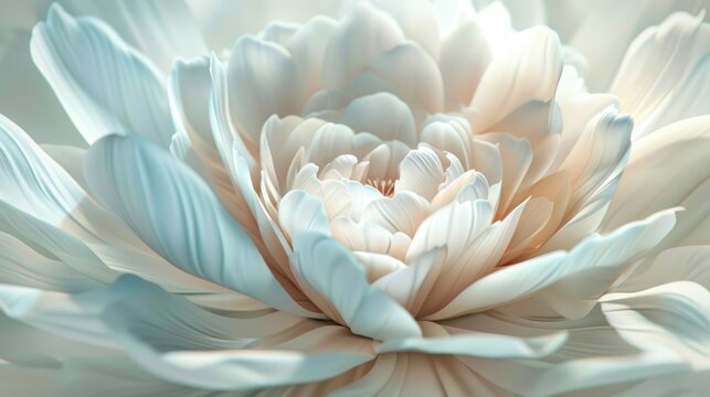 A white flower is depicted in this image