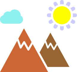 Mountain Vector Icon