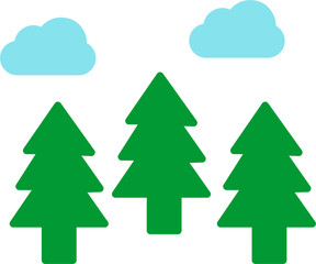 Forest Vector Icon