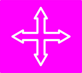 Obraz premium Directions Vector Icon