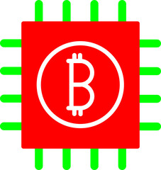 Fototapeta premium Chip Vector Icon