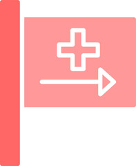 Fototapeta premium Medical Sign Vector Icon