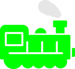 Naklejka premium Train Vector Icon