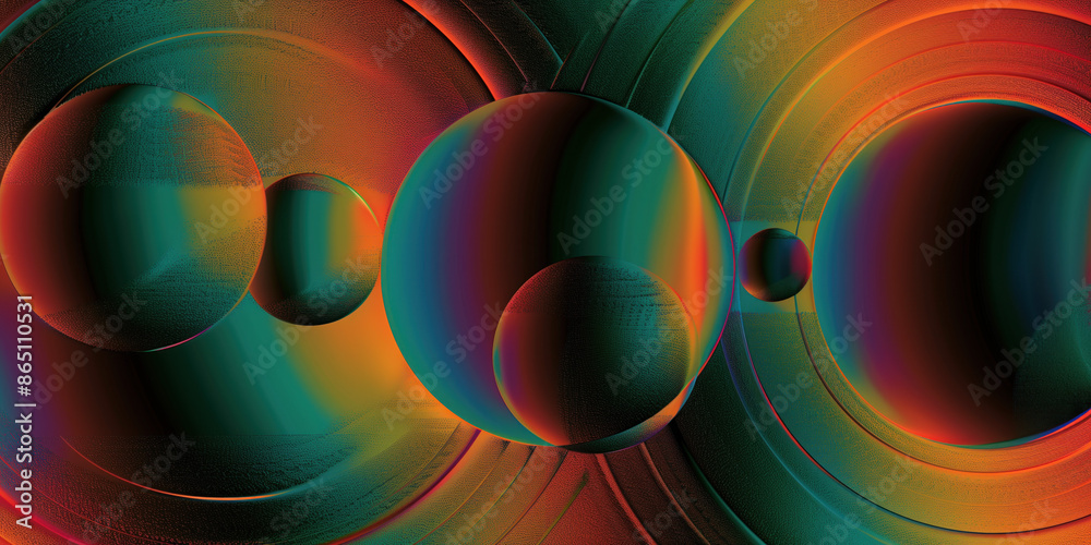 Poster abstract illustration of singularity concept. origin of life. space and science. background image. c