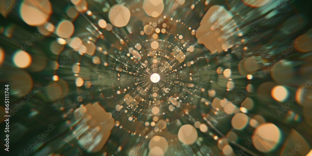 Poster abstract illustration of singularity concept. origin of life. space and science. background image. c