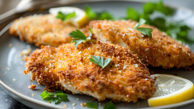 breaded goat chease cooked with an air fryer