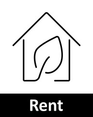 Home and real estate line icons set. Rent, realtor, Bar graph, speaker, power bank, house, radio, WiFi, immovables, mobile phone, signal strength, bottle. Household, property, living concept