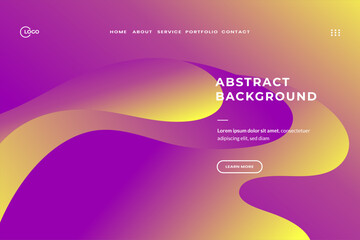 Modern Abstract Background with Purple and Yellow gradient color scheme. These backgrounds can be used for a variety of purposes, including websites, presentations, and marketing materials