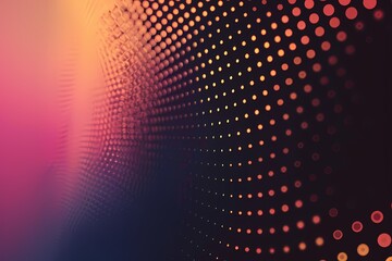 Fototapeta premium Contrasting Color Dotted Pattern Abstract Background