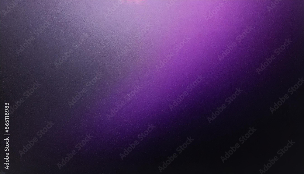 Poster purple black gradient abstract background, grainy noise texture, backdrop for product presentation with copy space	