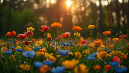 Fototapeta premium flowers background