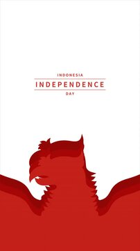 Indonesia Independence Day With Garuda Symbol Motion Graphic